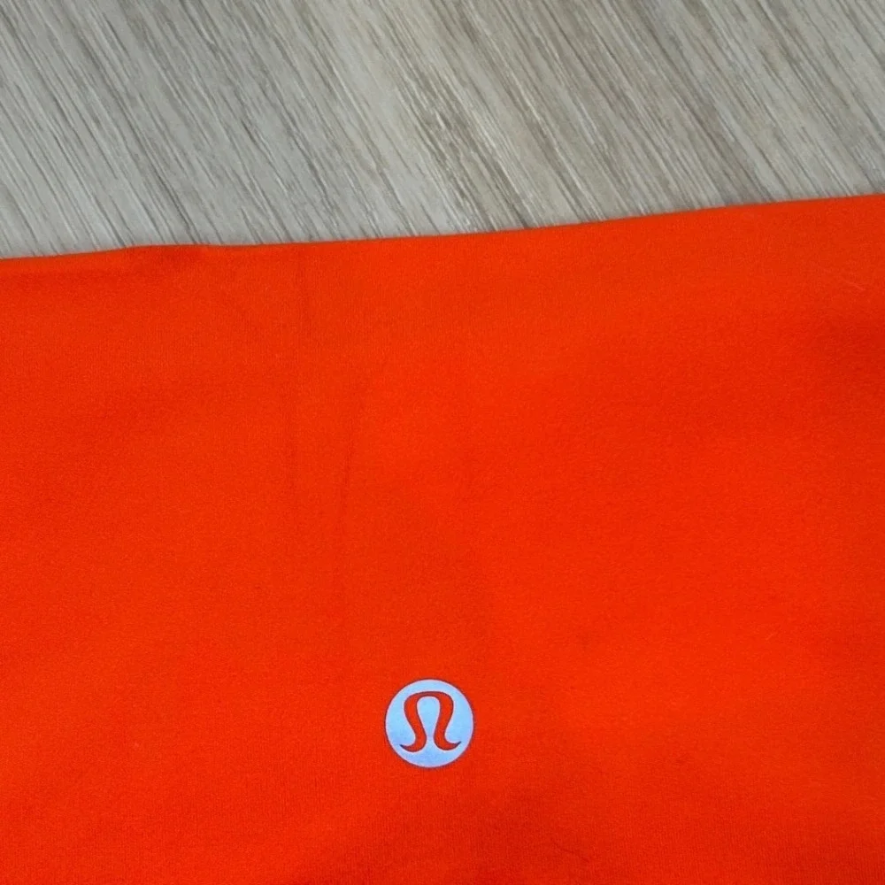 Lululemon Align High Rise‎ Leggings Neon Orange 25 Inch Inseam Yoga Pants
